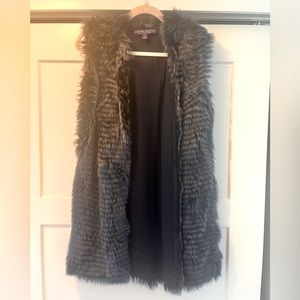 Ralph Laurren Runway collection lamb shearling vest